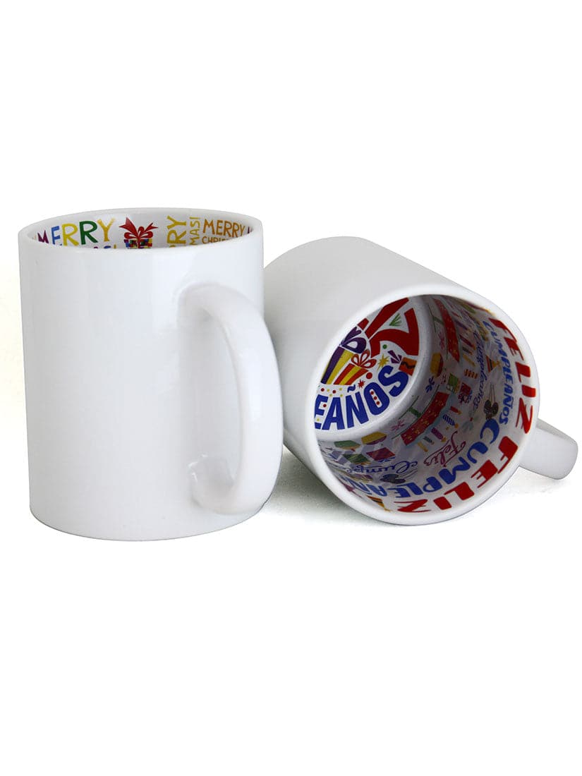 Pearl Coating™ 11oz Sublimation Ceramic Birthday Mug (Spanish) - Case of 36 - Joto Imaging Supplies US