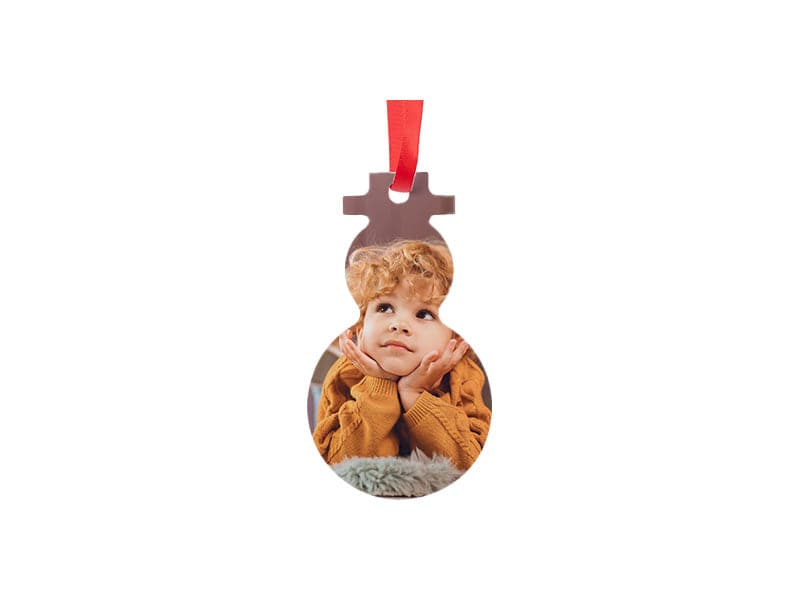 Pearl Coating™ Sublimation Metal Ornament - Pack of 40 - Joto Imaging Supplies US