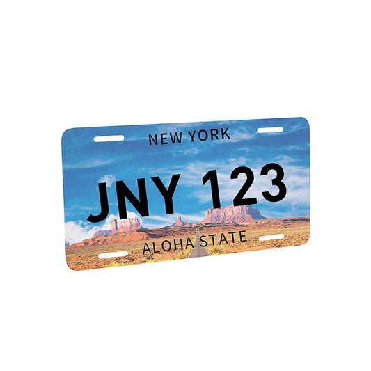 Sublimation American License Plate (6" x 12") - Pack of 10
