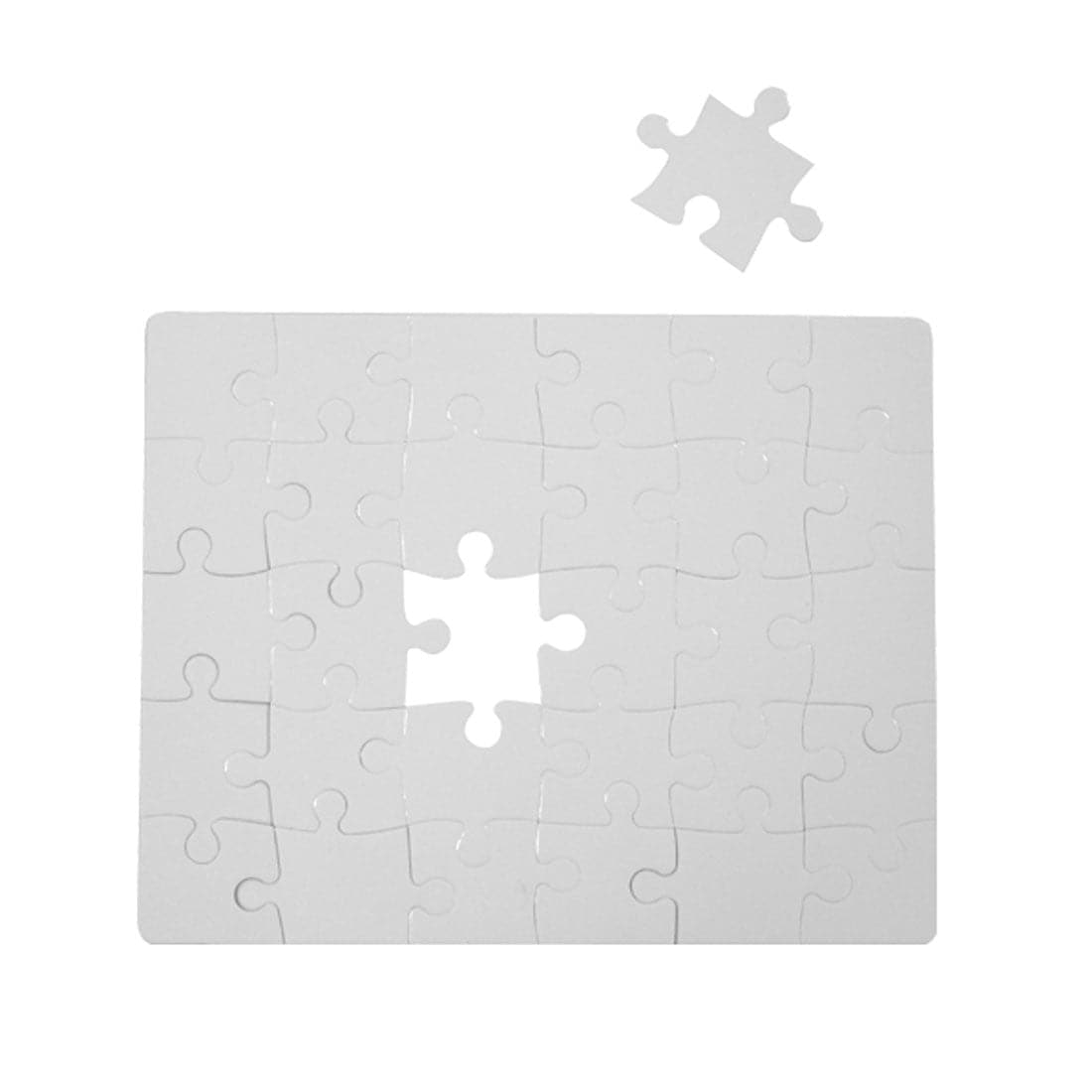 30 pc Sublimation Cardboard Jigsaw Puzzles (8" x10") - Pack of 10