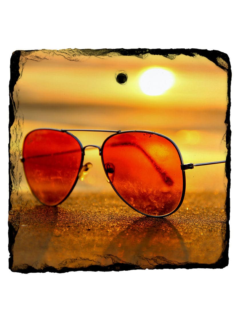 Sublimation Square Hanging Slate with Hole - Pack of 10