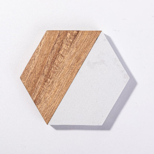 Engravable Marble Wood Coasters - Pack of 10 - Joto Imaging Supplies US