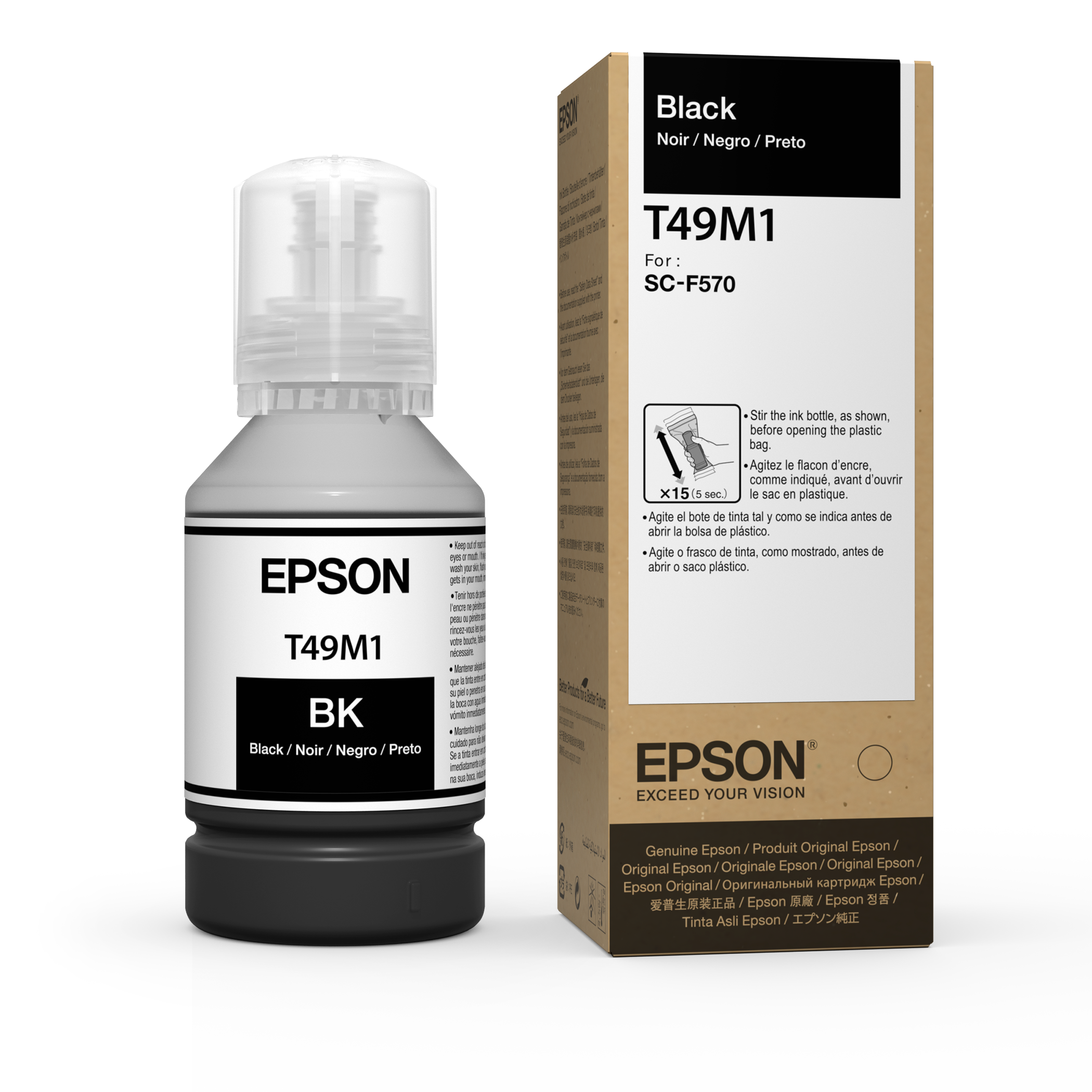 Epson® SureColor F170/ F570 Inks-Individual Bottles -140mL - Joto Imaging Supplies US