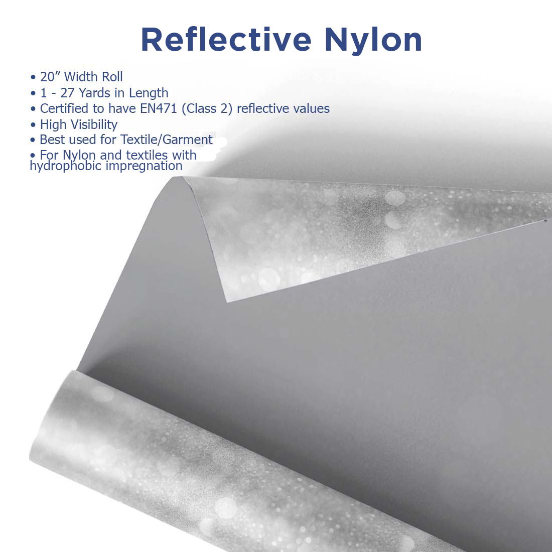 MultiCut™ Reflective Nylon Heat Transfer Vinyl 20