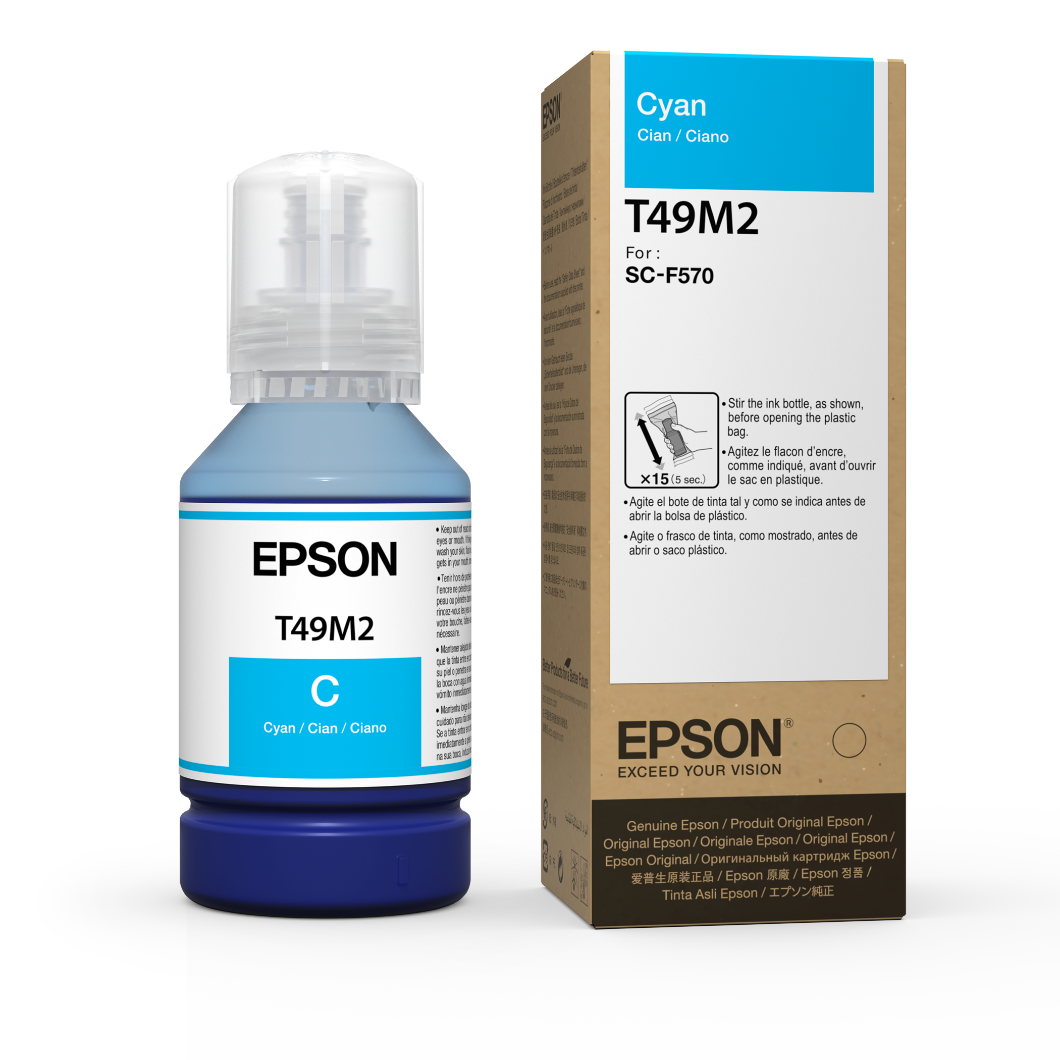 Epson® SureColor F170/ F570 Inks-Individual Bottles -140mL - Joto Imaging Supplies US