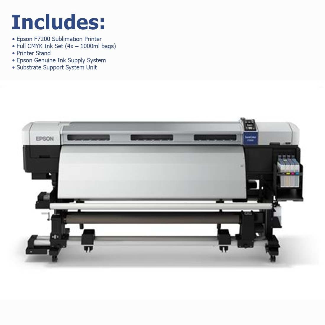 Epson®  SureColor F7200 64" Dye-Sublimation Printer - Joto Imaging Supplies US