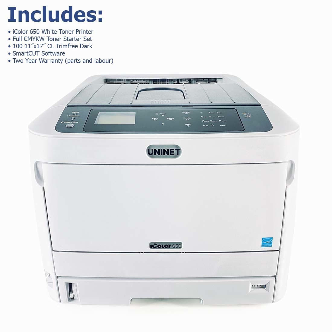 iColor 650 White Toner Printer - Joto Imaging Supplies US
