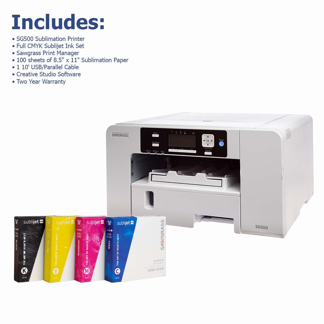 Sawgrass Virtuoso SG500 Sublimation Printer Package - Joto Imaging Supplies US