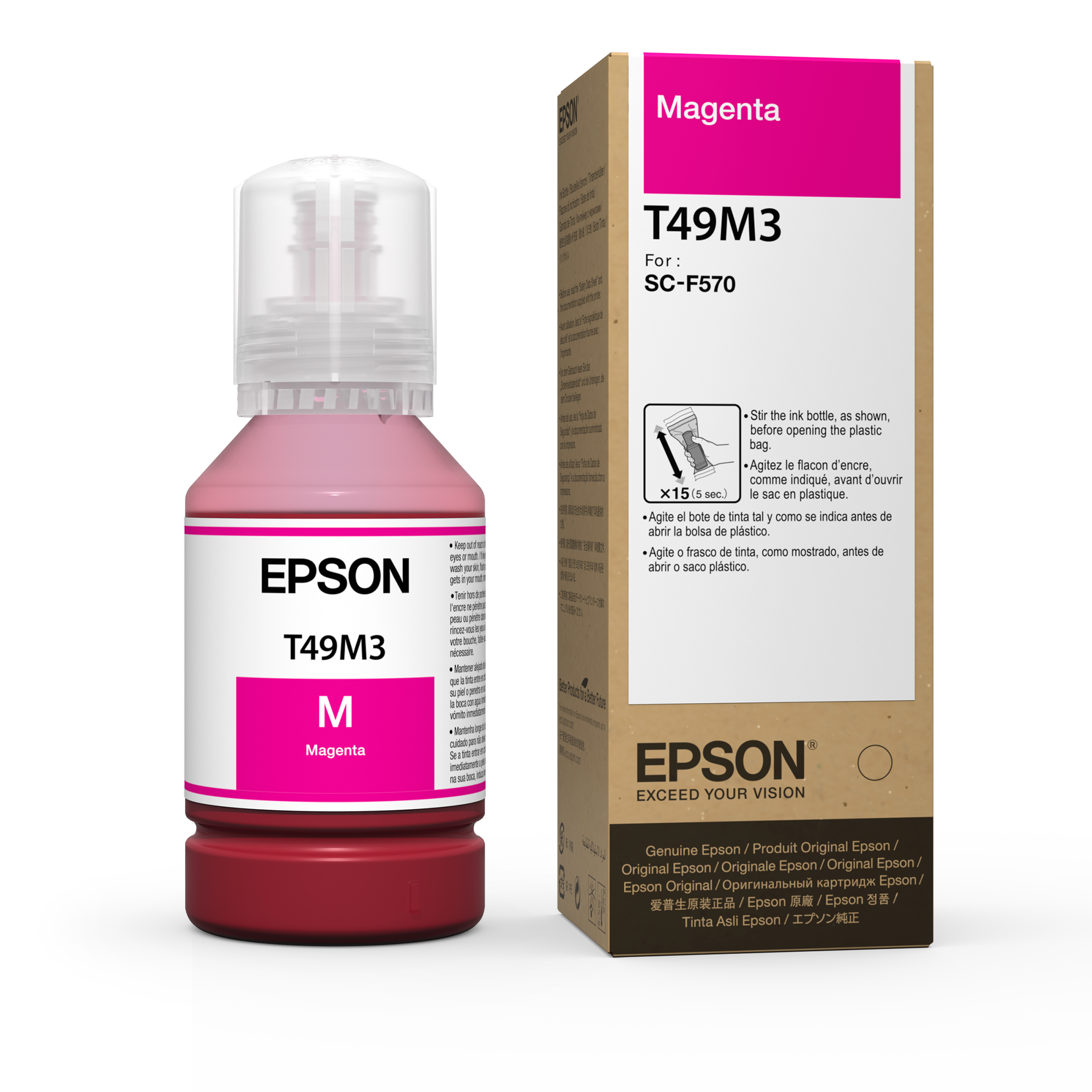 Epson® SureColor F170/ F570 Inks-Individual Bottles -140mL - Joto Imaging Supplies US