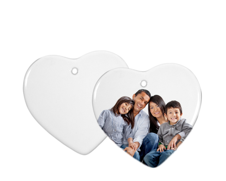 Pearl Coating™ Sublimation Ceramic Ornaments - Pack of 25 - Joto Imaging Supplies US