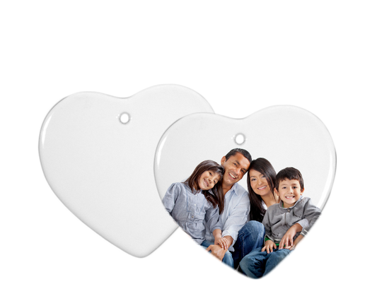 Pearl Coating™ Sublimation Ceramic Ornaments - Pack of 25 - Joto Imaging Supplies US