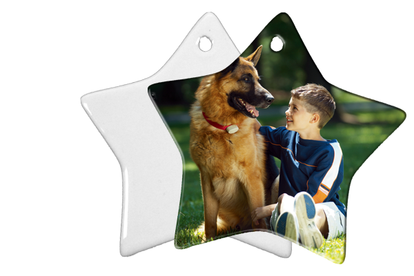 Pearl Coating™ Sublimation Ceramic Ornaments - Pack of 25 - Joto Imaging Supplies US