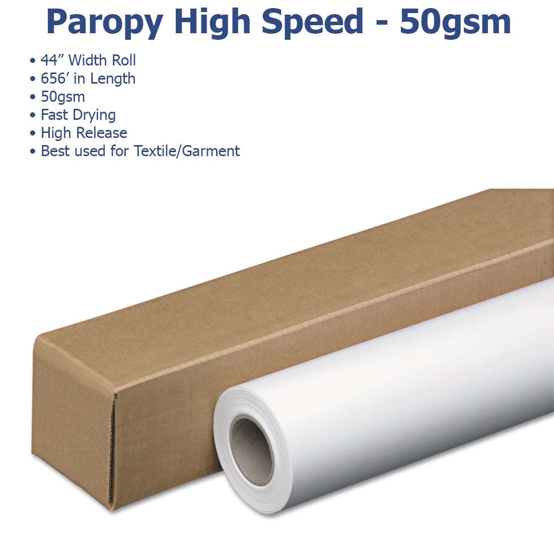 Paropy™ Sublimation Paper - 50gsm - Joto Imaging Supplies US