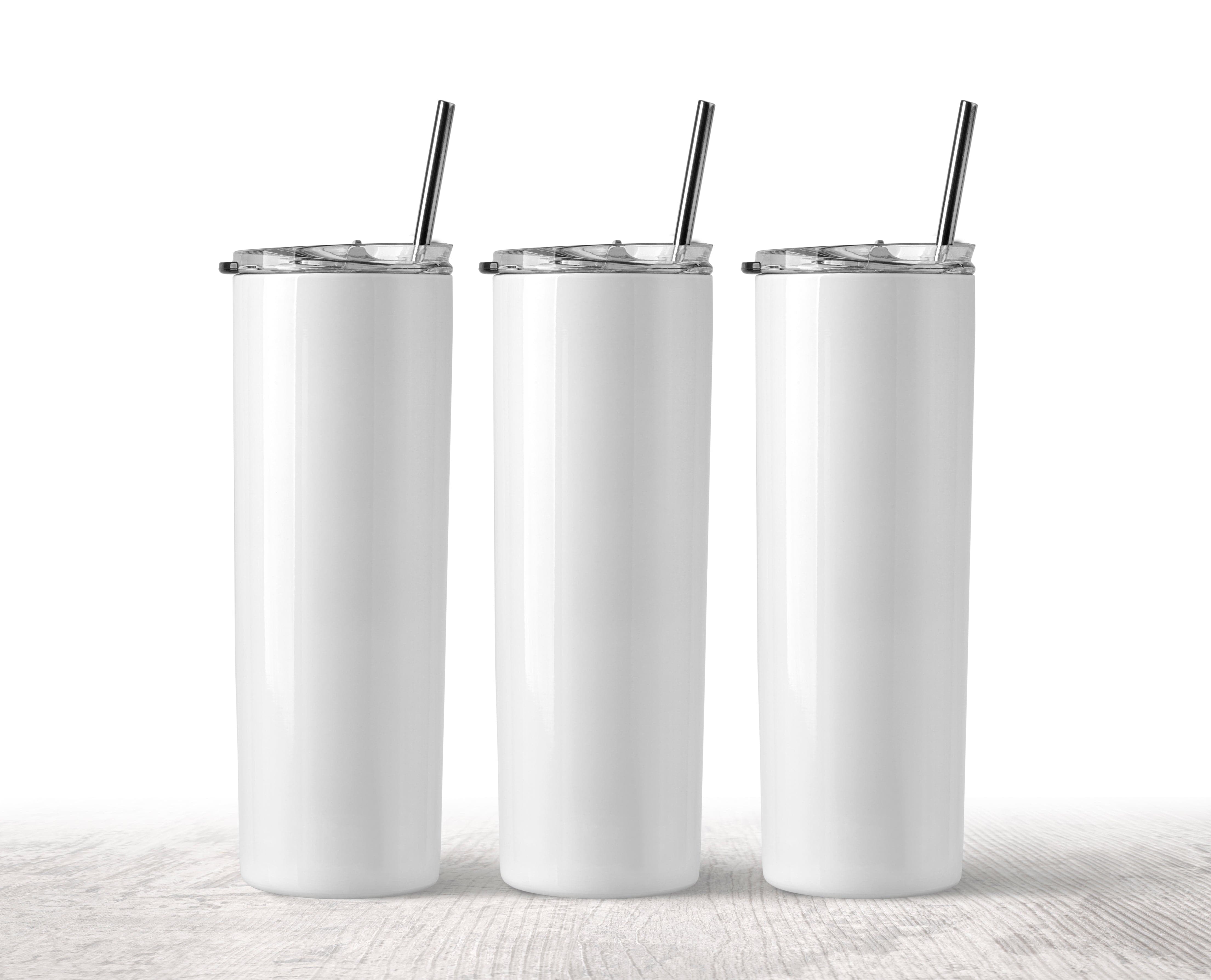 Pearl Coating™ 20oz Sublimation Stainless Steel Tumbler with Straw & Lid - Pack of 5 - Joto Imaging Supplies US