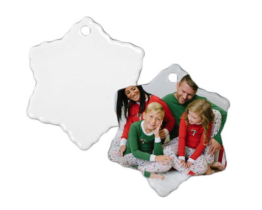 Pearl Coating™ Sublimation Ceramic Ornaments - Pack of 25 - Joto Imaging Supplies US