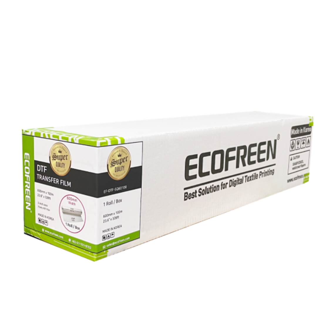 Direct-to-Film (DTF) Super Quality Roll (Cold Peel) 24'' - 328 Ft