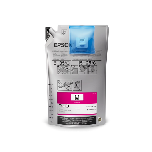 Epson® SureColor F6370 Inks- Individual Ink Bags - 1.2L - Joto Imaging Supplies US